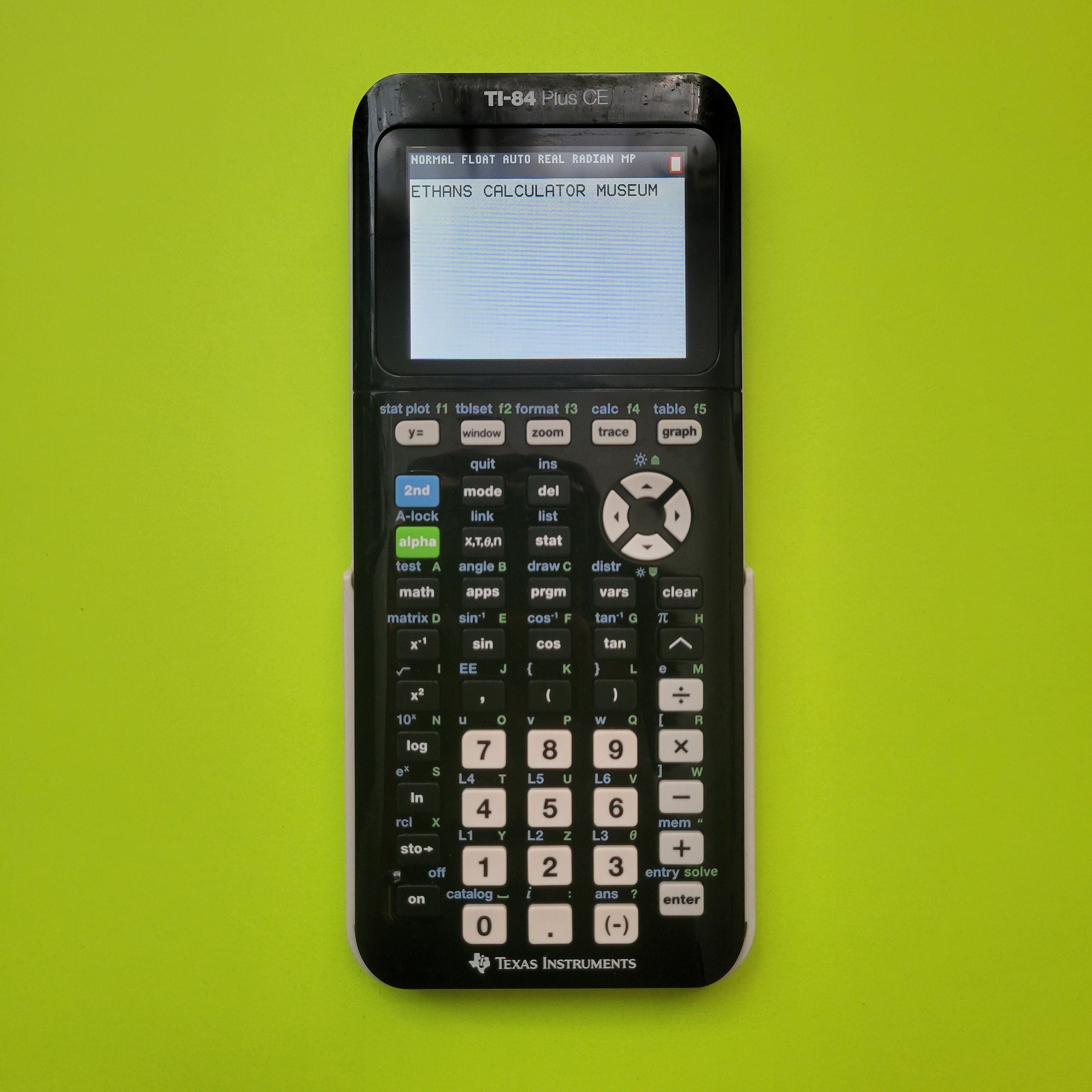 An image of a TI-84 plus CE graphing calculator